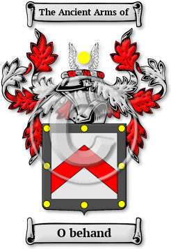 O behand Family Crest Download (JPG) Legacy Series - 600 DPI
